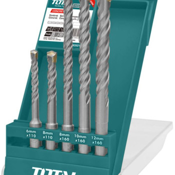 TOTAL ΣΕΤ ΤΡΥΠΑΝΙΑ SDS - PLUS 5ΤΕΜ (TAC190501)