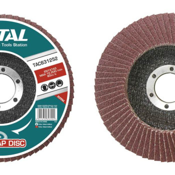 TOTAL ΠΟΛΥΠΤΕΡΟ ΓΥΑΛΙΣΜΑΤΟΣ ΜΕΤΑΛΛΟΥ / ΙΝΟΧ 125mm P60 (TAC631252)