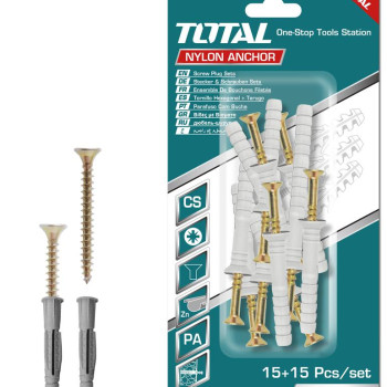 TOTAL ΣΕΤ ΒΙΔΕΣ ΜΕ ΒΙΣΜΑΤΑ 3.5 Χ 50mm (WJNAK3505012)