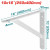 TOTAL ΓΩΝΙΑ Β.Τ ΛΕΥΚΗ 25 Χ 40cm (THDSB1016)