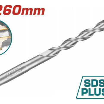 TOTAL ΔΙΑΜΑΝΤΟΤΡΥΠΑΝΟ SDS-PLUS S4L 8 X 260mm (TAC310804C)
