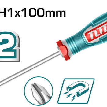 TOTAL ΕΠΑΓΓ. ΚΑΤΣΑΒΙΔΙ ΜΑΓΝΗΤΙΚΟ ΣΤΑΥΡΟΥ PH1Χ100mm (TSDPH1100)
