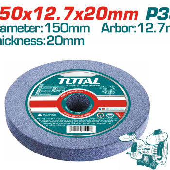 TOTAL ΣΜΥΡΔΟΤΡΟΧΟΣ Φ-150 Χ 12.7 Χ 20mm / 36grit ΓΙΑ TGB15015 (TAC1506026)