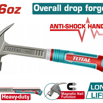 TOTAL ΕΠΑΓΓ. ΣΦΥΡΙ ΠΡΟΚΟΒΓΑΛΤΗΣ ΠΛΑΣΤ. ΛΑΒΗ 16oz / 450gr Anti - shock (THCH61016L)