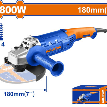 WADFOW ΓΩΝΙΑΚΟΣ ΤΡΟΧΟΣ 1.800W / 180mm (WAG851801)