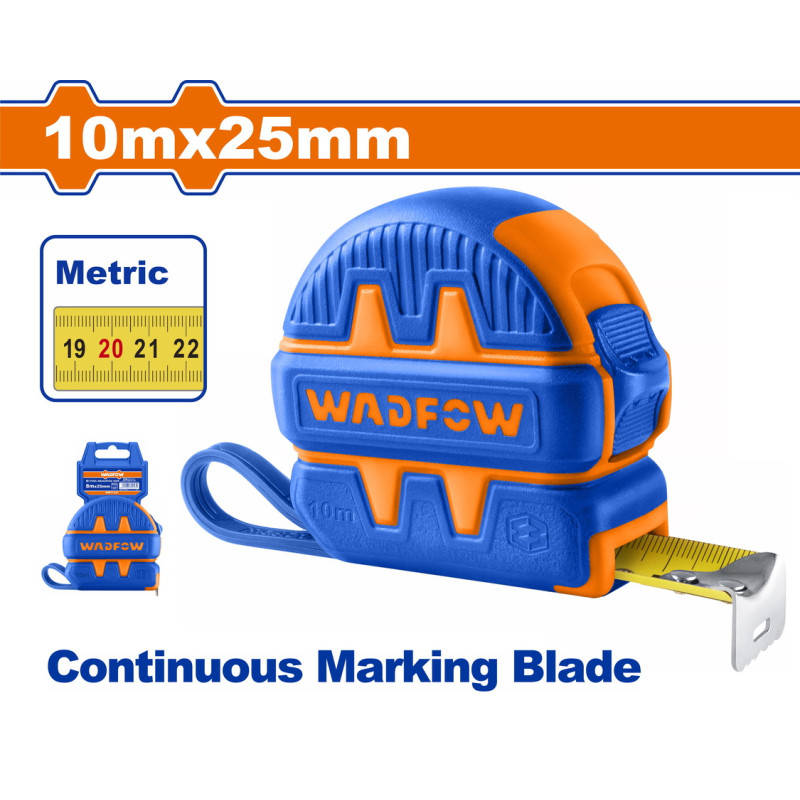 WADFOW ΜΕΤΡΟΤΑΙΝΙΑ 10m X 25mm ΜΕΤΡΙΚΟ (WMT1251)