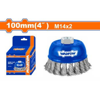 WADFOW ΣΥΡΜΑΤΟΒΟΥΡΤΣΑ ΤΡΟΧΟΥ ΠΛΕΚΤΗ 100mm / M14 (WCE2402)
