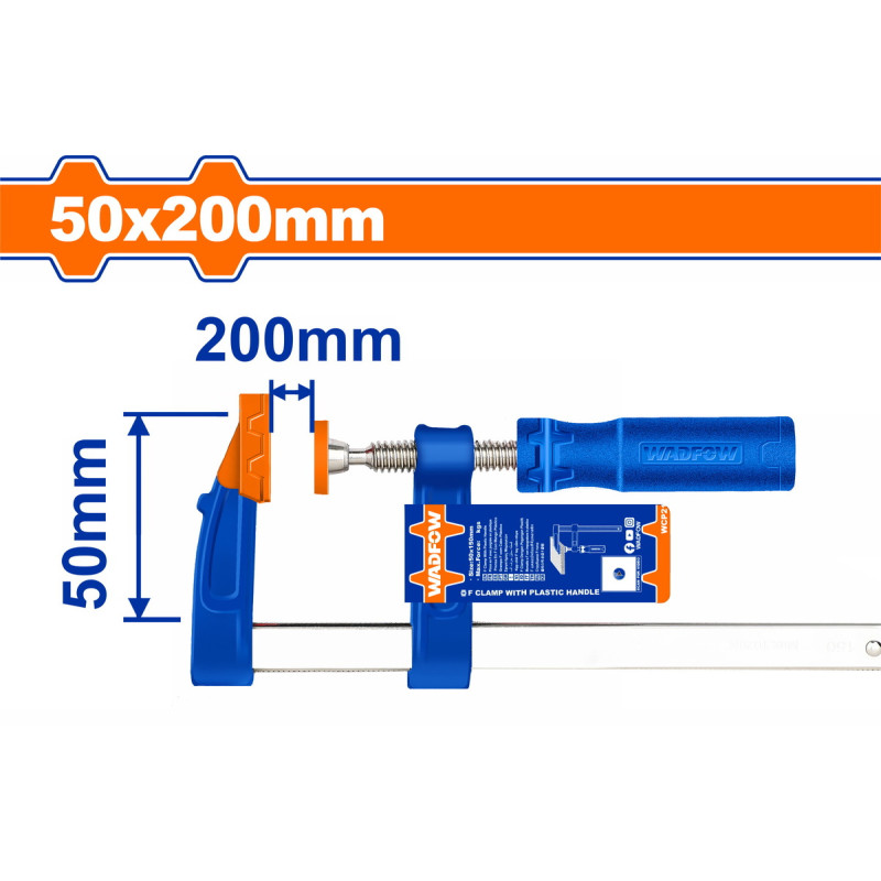 WADFOW ΣΦΙΓΚΤΗΡΑΣ ΜΑΡΑΓΚΩΝ 50 Χ 200mm (WCP2152)