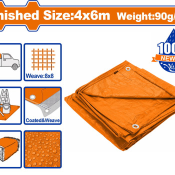 WADFOW ΜΟΥΣΑΜΑΣ ΑΔΙΑΒΡΟΧΟΣ 90gr/m2 4X6m (WTQ0946)