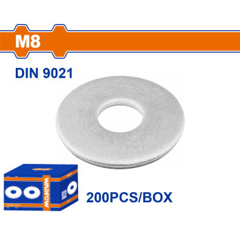 WADFOW ΡΟΔΕΛΑ ΓΑΛΒ. DIN9021 8mm 200TEM (WVWC513)
