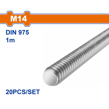 WADFOW ΝΤΙΖΑ-ΟΛΟΠΑΣΟ ΓΑΛΒΑΝΙΖΕ 4.8 DIN975 14mm / 1m (WXSZ314)