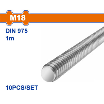WADFOW ΝΤΙΖΑ-ΟΛΟΠΑΣΟ ΓΑΛΒΑΝΙΖΕ 4.8 DIN975 18mm / 1m (WXSZ318)
