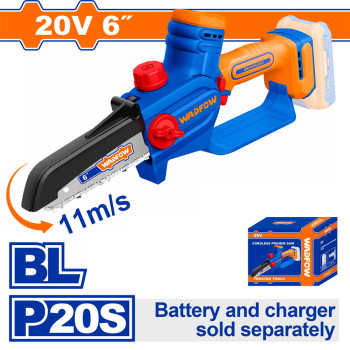 WADFOW ΑΛΥΣΟΠΡΙΟΝΟ ΚΛΑΔΕΥΤΙΚΟ ΜΠΑΤ. Li-ion 20V / 6