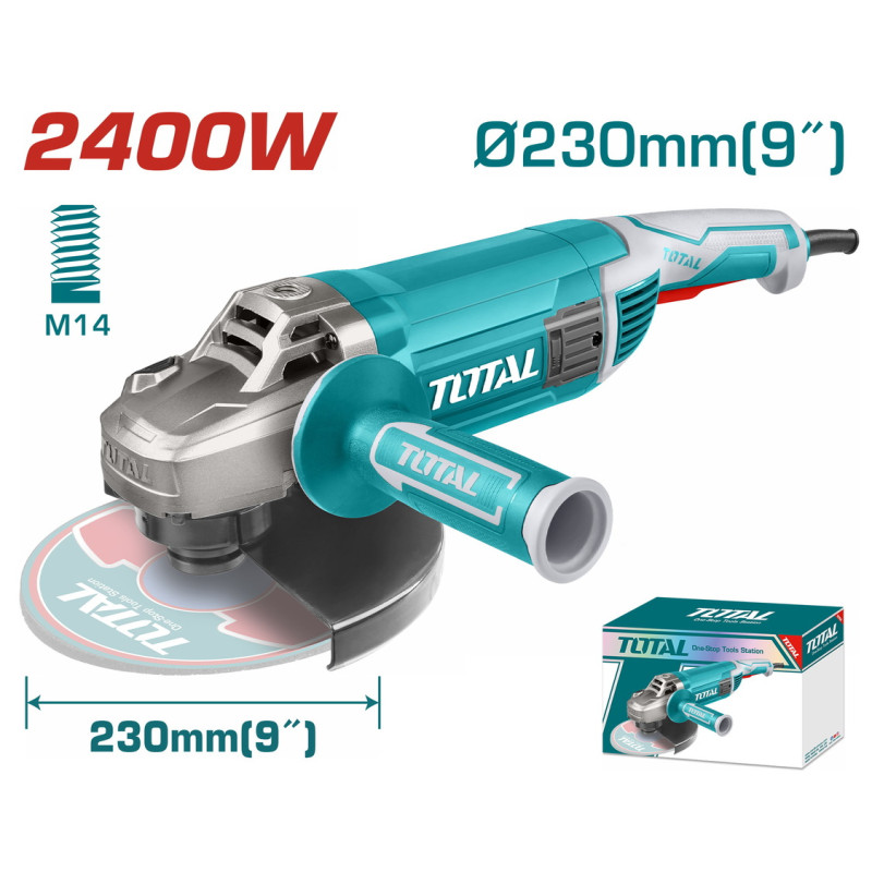 TOTAL ΕΠΑΓΓ. ΓΩΝΙΑΚΟΣ ΛΕΙΑΝΤΗΡΑΣ 2.400W - 230mm (TG1252306E)