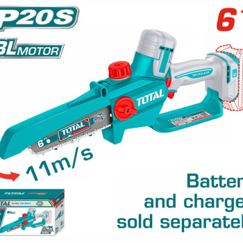 TOTAL ΕΠΑΓΓ. ΑΛΥΣΟΠΡΙΟΝΟ ΚΛΑΔ. ΜΠΑΤ. Li-ion 20V / 6