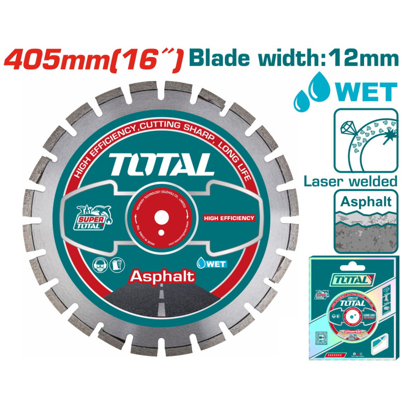 TOTAL ΕΠΑΓΓ. ΔΙΑΜΑΝΤΟΔΙΣΚΟΣ ΑΣΦΑΛΤ. Φ-405 Χ 25.4mm ΓΙΑ TP1016-2EE (TAC2164053)