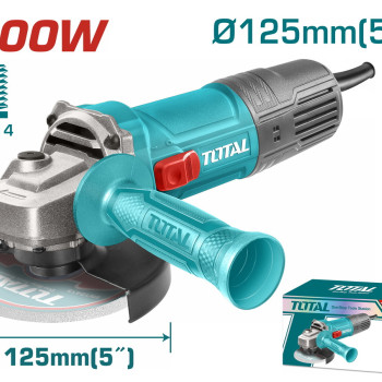 TOTAL ΕΠΑΓΓ. ΓΩΝΙΑΚΟΣ ΤΡΟΧΟΣ 900W / 125mm (TG10912556E)