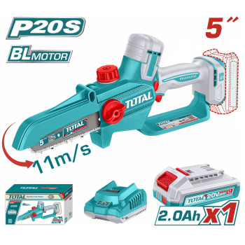 TOTAL ΕΠΑΓΓ. ΣΕΤ ΑΛΥΣΟΠΡΙΟΝΟ ΚΛΑΔΕΥΤΙΚΟ ΜΠΑΤ. Li-ion 20V / 5