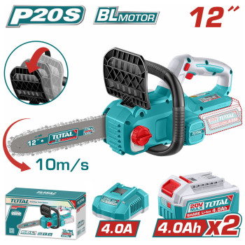 TOTAL ΕΠΑΓΓ. ΣΕΤ ΑΛΥΣΟΠΡΙΟΝΟ ΜΠΑΤ. Li-ion 20V / 12