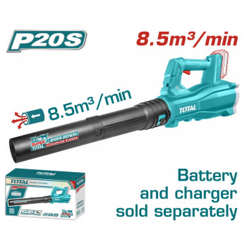 TOTAL ΦΥΣΗΤΗΡΑΣ ΚΗΠΟΥ ΜΠΑΤ. Li-ion 20V ΧΩΡΙΣ ΜΠΑΤΑΡΙΑ & ΦΟΡΤΙΣΤΗ (TABLI20323E)