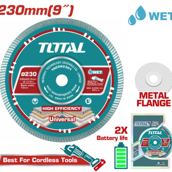 TOTAL ΕΠΑΓΓ. ΔΙΑΜ/ΣΚΟΣ ΥΓΡΑΣ ΚΟΠΗΣ 230 Χ 22.2mm Χ 2.2mm ΛΕΠΤΟΣ (TAC062301)