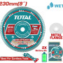 TOTAL ΕΠΑΓΓ. ΔΙΑΜ/ΣΚΟΣ ΥΓΡΑΣ ΚΟΠΗΣ 230 Χ 22.2mm Χ 2.2mm ΛΕΠΤΟΣ (TAC062301)