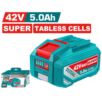 TOTAL ΕΠΑΓΓ. ΜΠΑΤΑΡΙΑ Li-ion 42V / 5Ah (TFBLI42502)